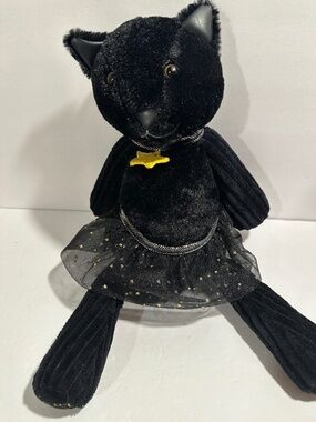 Scentsy Buddy Star the Scented Halloween Black Kitty Cat W/TuTu & Sachet 2022